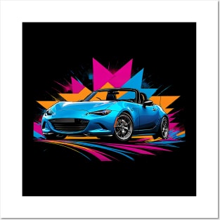 Mazda mx5 Posters and Art